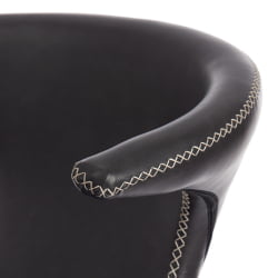 Стул FLAIR (mod. 9020) экокожа/металл, 60 х 56 х 78 см , серый 22/черный