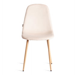 Стул BREEZE (mod. JSC-58) Велюр/металл , 44 х 53 х 86 см, Creamy (кремовый) HLR 5 / натуральный