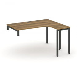 Стол-надставка на опорную тумбу (правый) CONCEPT CN.OSAN-003(R) Сандал Янтарный Черный