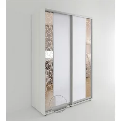 Шкаф-купе 2-х дверный Акцент-Вера КС 1000х600  Выбеленное дерево