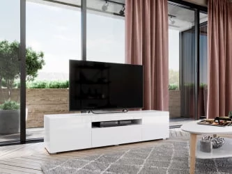 ТВ тумба Бруклин ЛД 685.050.000 Белый глянец