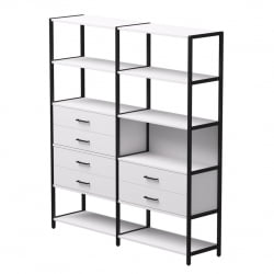 Набор стеллажных систем Everprof EVO №8 Белый Черный