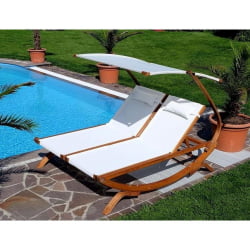 Шезлонг-лежак Мальта AFM-510C White