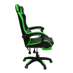 Геймерское кресло 892-1 цвет черный/зеленый с массажем 892-1-black-green-mass