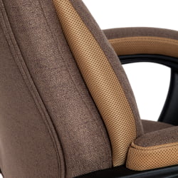 Кресло DUKE ткань, коричневый/бронзовый, фостер 4/TW-21