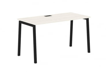 Стол письменный ЕДИС ЕЛСТ 1367 Ясень Траун Черный / EDIS ELST