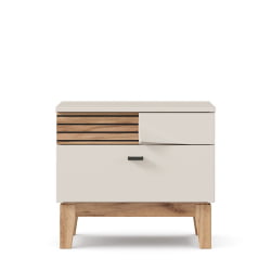 Тумба прикроватная правая Нильс ЛД 423.030.000 Кашемир/Дуб Тортуга