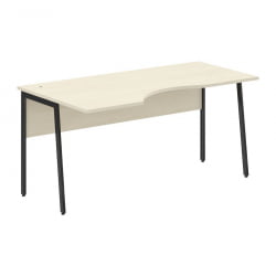 Стол эргономичный левый ИМАГО Плус СА-1П(Л) Клен Антрацит / IMAGO Plus СА-1P(Л)