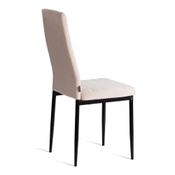 Мягкий стул Easy (mod. JSC02-1) металл, флок, 41 х 52 х 96 см, beige (молочный) HLR2 / черный