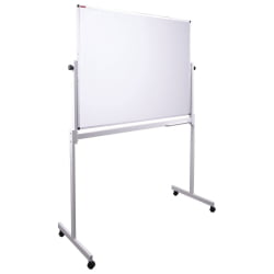 Доска-флипчарт магнитно-маркерная НА СТЕНДЕ BRAUBERG 2-сторонняя (90х120 см)