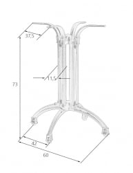 Обеденный стол ДОБРИН ЛОУИСЕ / DOBRIN LOUISE