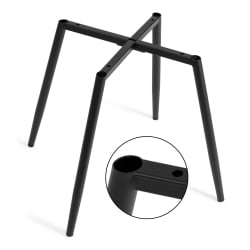 Мягкий стул La Rousse NEW, ткань рогожка, коричневый/черный, 3М7-147, 45x55x93 см