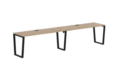 Бенч-система ЕДИС ЕВВСТ 3567 Дуб Денвер светлый Черный / EDIS EVWST