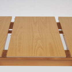 Стол раскладной Риcко (Рикко) основание бук, столешница мдф, 80кс120+40*75см, Натуральный / Ricco 80x120+40*75см,