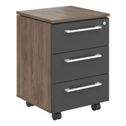 Тумба МОРРИС ТРЕНД ММC-3Д Антрацит Кария Пальмира / MORRIS TREND MMC-3D