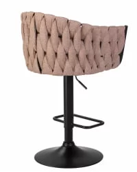 Стул барный ДОБРИН ЛЕОН Коричневая ткань ЛАР 275-3 / DOBRIN LEON LAR