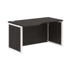 Стол письменный левый КСТЕН-КП КСКПCЕТ 149Х Л Дуб Юкон Белый / XTEN-QP XQPCET 149H L