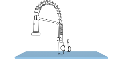 Подставка под кран Kit Kraken WING-GREEK ПодставкаПодКранWING-GULFBLU