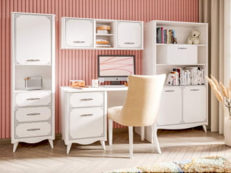 Стеллаж для игрушек Элис ЛД 532.080.000 Белый