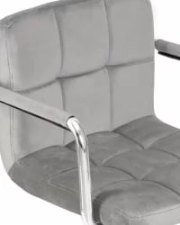 Компьютерное кресло ДОБРИН ТЕРРЙ Серый велюр МДЖ9-75 / DOBRIN TERRY MJ9-75