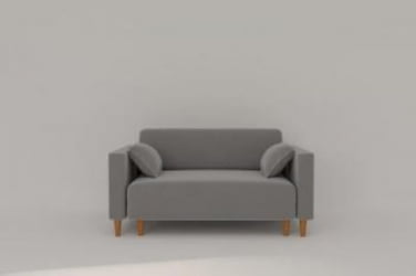 Диван прямой Урвик (Berhouse) Цвет фасада: Левис 04 велюр; Тип: Прямой; Материал фасада: Металл/Велюр