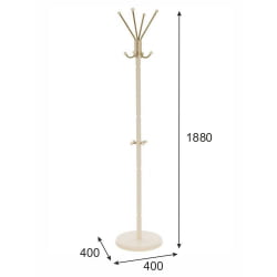 Вешалка напольная В 33Н Слоновая кость