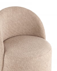 Пуф Loreen вращающийся букле Капучино