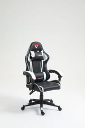 Кресло спортивное TopChairs Shadow черно-белый