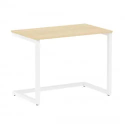 Стол письменный ХОМЕ ОФФИCЕ ВР.СП-2-98 Акация Лорка/Белый металл / HOME OFFICE VR.SP-2-98