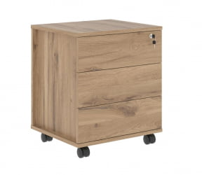 Тумба мобильная ЕДИС ЕМC-3Д.А Дуб Денвер светлый / EDIS EMC-3D.A