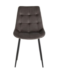 Стул Флекс Нев велюр антрацитовый 2 шт. / New