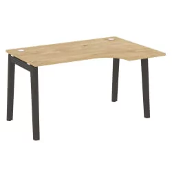 Стол эргономичный правый ОНИКС ВООД ОВ.СА-2(Р) Тиквуд Светлый/Темный / ONIX WOOD OW.SA-2(R)