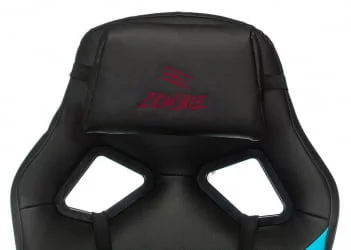 Геймерское кресло Бюрократ ZOMBIE DRIVER Черный-голубой