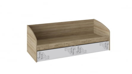 Детская кровать для мальчика Оксфорд ТД-139.12.01 Ривьера Белый с рисунком