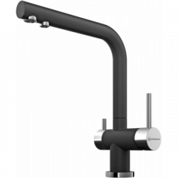 Смеситель Omoikiri Nagano-Bl Латунь/Гранит/Черный