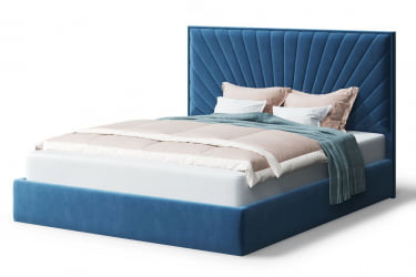 Кровать Леона, 2000*1200 мм, синий