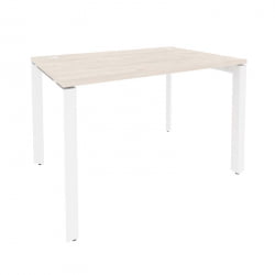 Стол рабочий на П-образном м/к ONIX O.MP-SP-2.8 Денвер Светлый/Белый