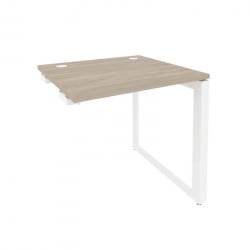Стол-приставка на О-образном м/к к опорным элементам ОНИКС О.МО-СПР-0.7 Дуб Аттик/Белый / ONIX O.MO-SPR-0.7