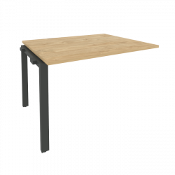 Проходной наборный элемент переговорного стола ОНИКС О.МП-НПРГ-2 Тиквуд Светлый/Антрацит / ONIX O.MP-NPRG-2