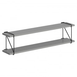 Полка навесная COFFEE SH3-ROD Серый