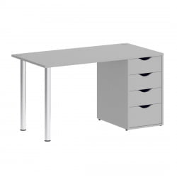 Стол письменный ХОМЕ ОФФИCЕ ВР.СП-3-138.4 Серый / HOME OFFICE VR.SP-3-138.4