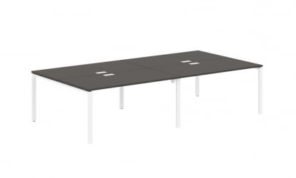 Бенч-система 4-местная EDIS EUWST 3116 Мокко Белый