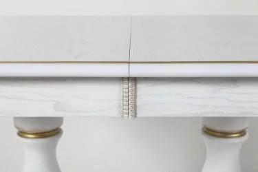 Стол обеденный раскладной Лира (1,2м) тон 1 с золотой патиной