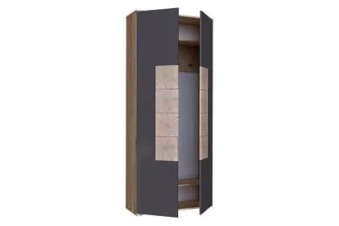 Шкаф двухстворчатый Фиджи ЛД 659.310.000 Дуб золотой Антрацит