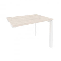 Стол-приставка на П-образном м/к к опорным элементам ONIX O.MP-SPR-1.7 Денвер Светлый/Белый