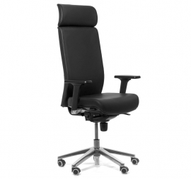 Кресло для руководителя Ронан В Дэкота Черное / Ronan W Dakota