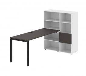 Рабочая станция EDIS EURST 1117 Мокко Черный Белый