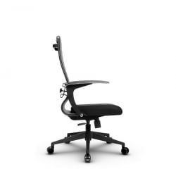 Кресло офисное МЕТТА B 2b 19/U158, Основание 17832 Комплект 4 Светло-серое Черное