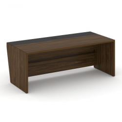 Стол руководителя прямой без тумбы Corner COR.SR-20 Орех Лоренцо Графит