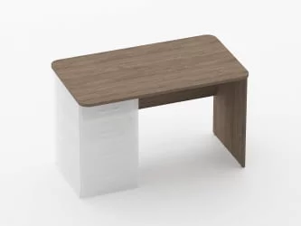 Стол прямой под встроенную тумбу Глассй 1.101.12Л Дуб Верцаска / Glassy